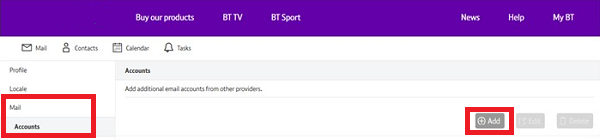 Add additional email accounts Add additional email accounts