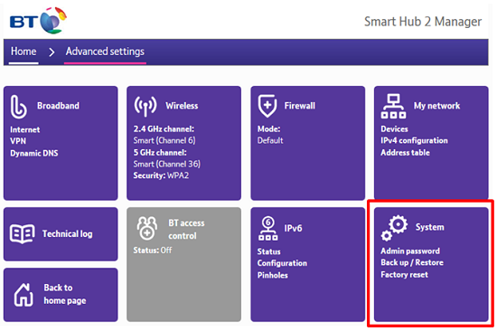 How Can I Set Up Or Change The Admin Password On My BT Hub BT Help