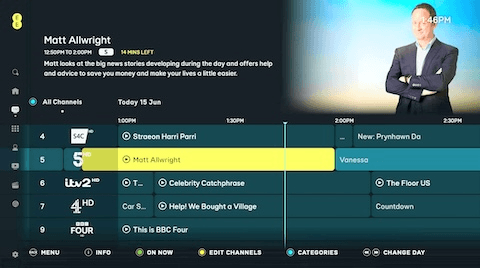 YouView normal colour scheme