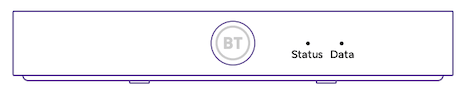 Image of the lights on the front of the TV Box Pro