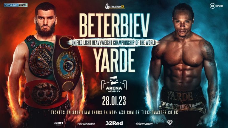 Artur Beterbiev and Anthony Yarde face off on Saturday 28 January at Wembley Arena
