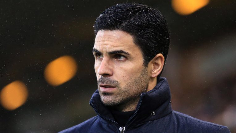 Mikel Arteta will not be on the touchline after testing positive for Covid-19.