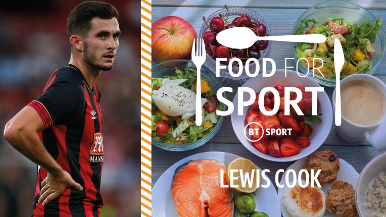 Lewis Cook playing for Bournemouth Football Club