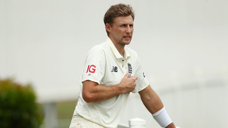 Joe Root playing in England's warm-up game in Brisbane