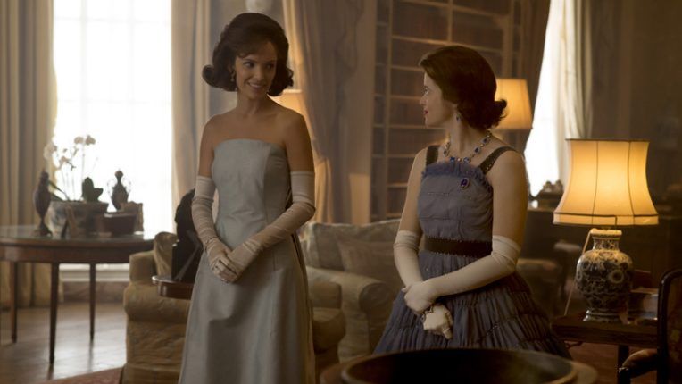 Jodi Balfour and Claire Foy in Netflix drama The Crown