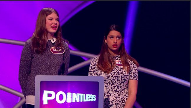 Contestants on BBC's Pointless