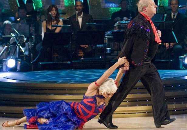 Kristina Rihanoff and John Sergeant on Strictly Come Dancing