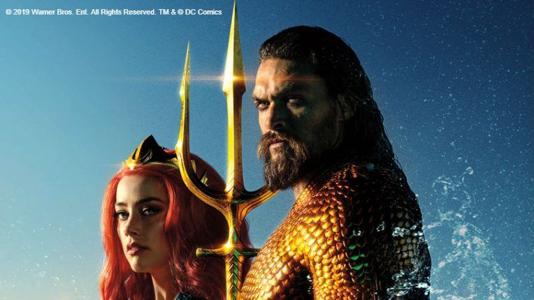 Jason Momoa and Amber Heard in Aquaman