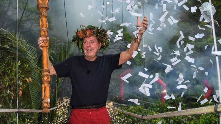 Harry Redknapp winning I'm A Celebrity...Get Me Out Of Here 2018