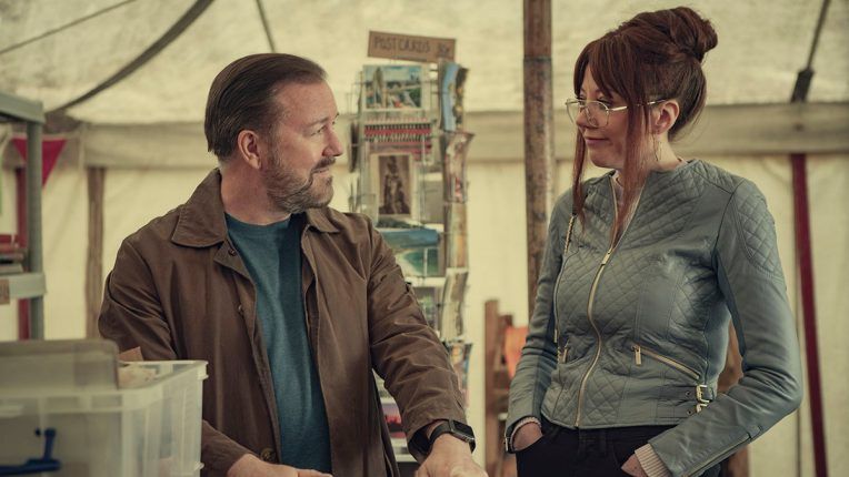 Ricky Gervais and Diane Morgan in After Life season 3
