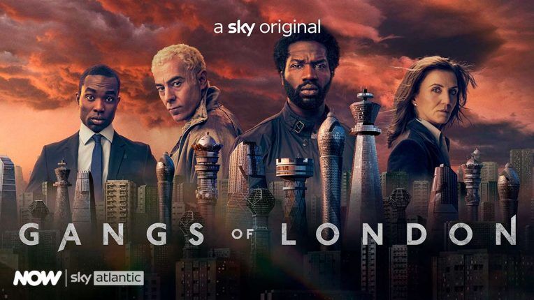 The cast of Gangs of London season 2 pose for key art