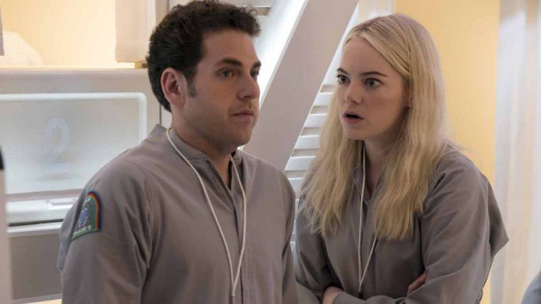 Emma Stone and Jonah Hill in Maniac