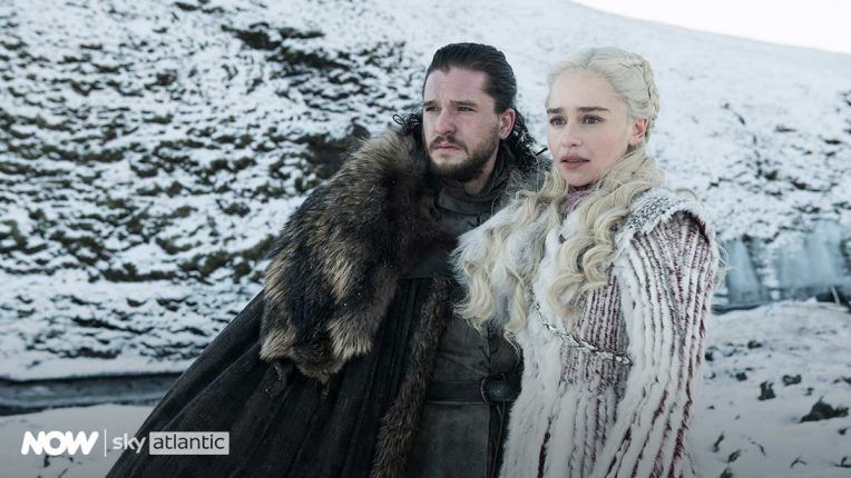 Jon Snow and Daenerys in Game of Thrones season 8