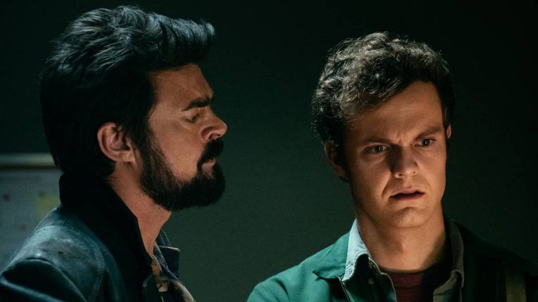 Karl Urban and Jack Quaid as Billy and Hughie in Amazon Prime Video's The Boys