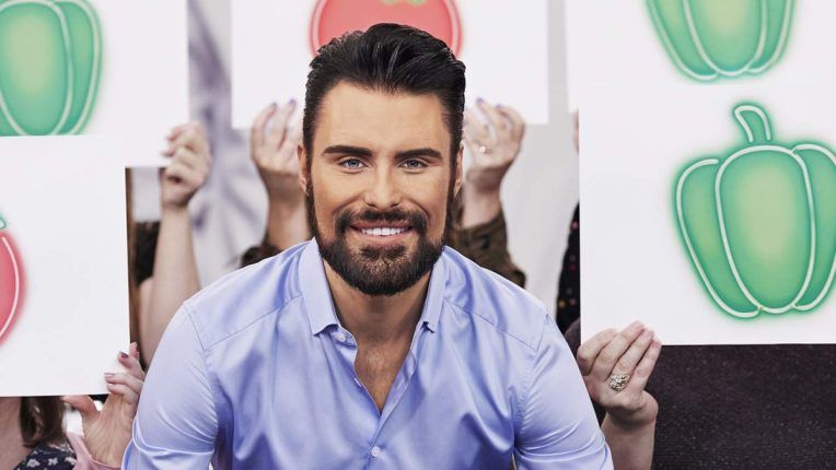 Rylan Clark-Neal on the set of Ready Steady Cook