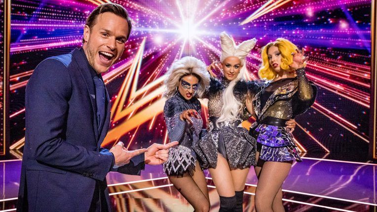 Olly Murs and Team Lady Gaga in Starstruck on ITV