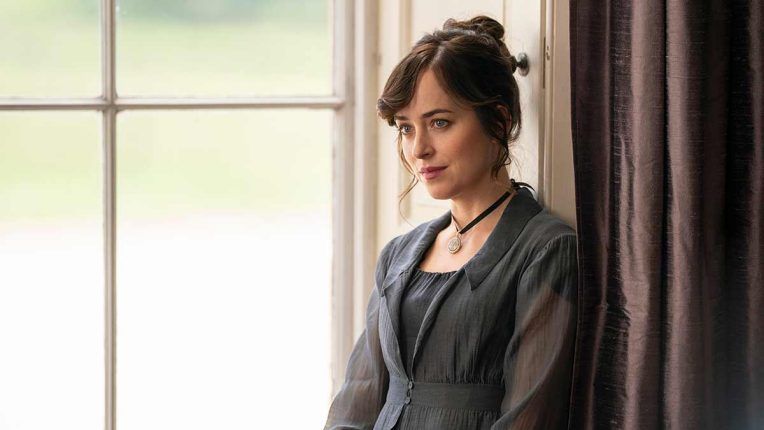Dakota Johnson in Netflix's 2022 adaptation of Jane Austen's Persuasion