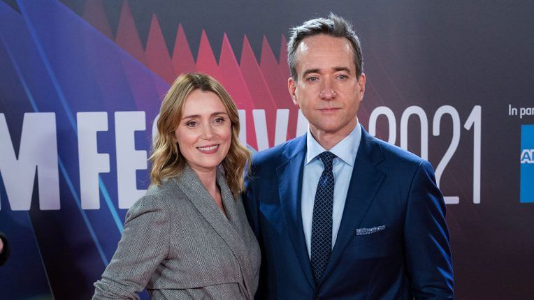 Matthew Macfadyen and Keeley Hawes on the red carpet