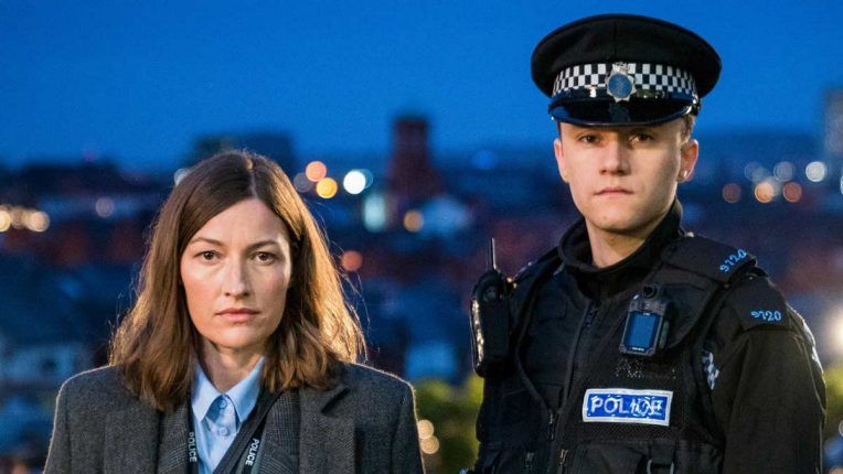 Gregory Piper and Kelly Macdonald in Line of Duty