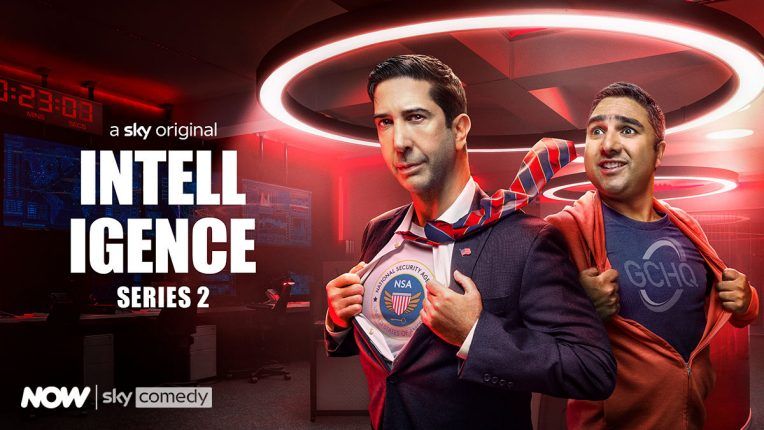 David Schwimmer and Nick Mohammed in Intelligence