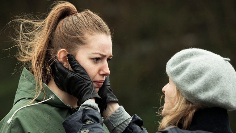 Seána Kerslake in character as Grace in Smother