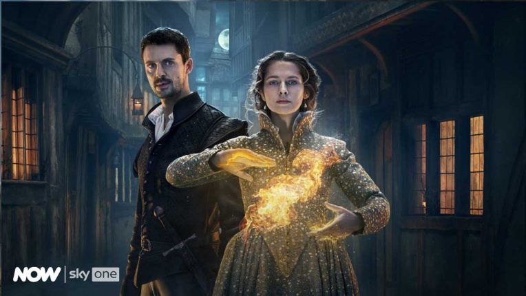 Matthew Goode and Teresa Palmer in A Discovery of Witches season 2