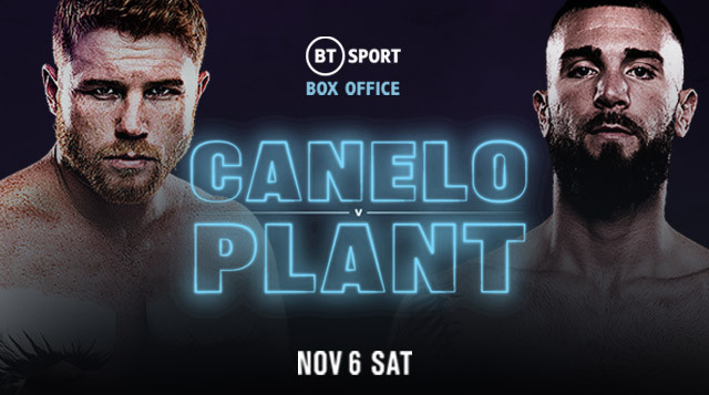 Watch Canelo vs Plant exclusively on BT Sport Box Office