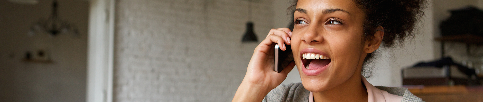 Wi-Fi Calling - Girl on the phone Wi-FI calling