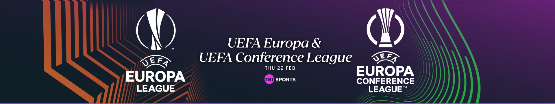 UEFA Europa and UEFA Conference League - Thursday 22 February on TNT Sports