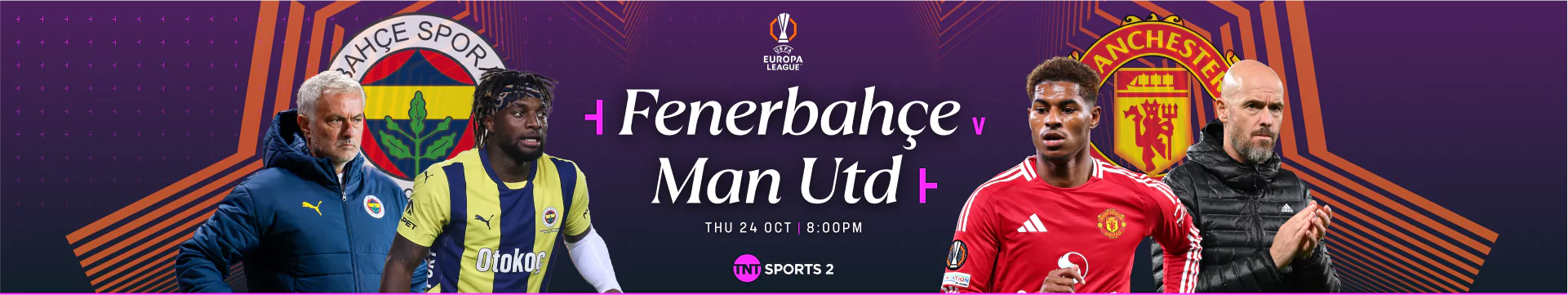 Fenerbahçe v Man Utd 24th October at 8pm on TNT Sports 2