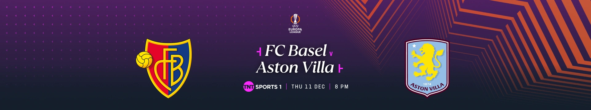 FC Basel v Aston Villa - 7:00pm – TNT Sports 1 – Thursday 11 December 2025