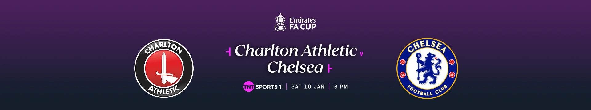 Charlton Athletic v Chelsea – 7:00pm – TNT Sports 1 – Saturday 10 January 2026